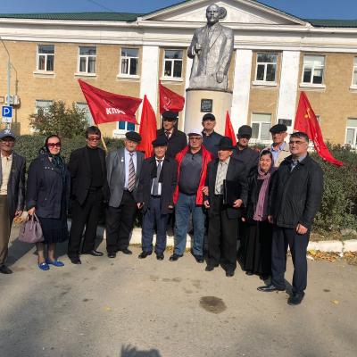 Воины-интернационалисты приняли участие на мероприятии в ознаменовании Дня  Великой Октябрьской революции